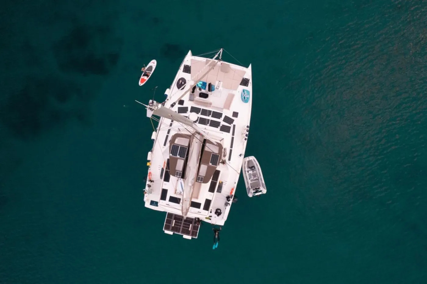 AMURA - Catamaran in Marina