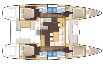 AEROPI  |⛵ VIP, Skippered Only, Watermaker, Generator, AC, BBQ