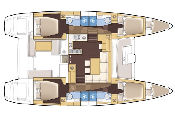 AEROPI  |⛵ VIP, Skippered Only, Watermaker, Generator, AC, BBQ