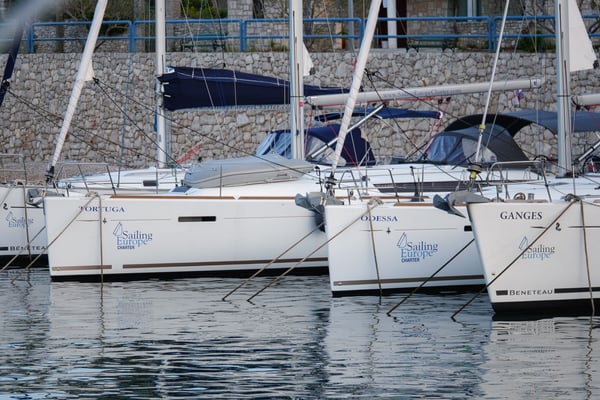 Marina Rogač - sailboats (photo taken 2019)
