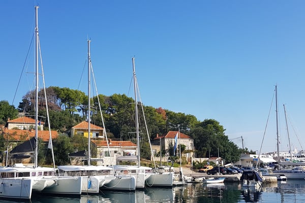 Marina Rogač - catamarans (photo taken 2019)