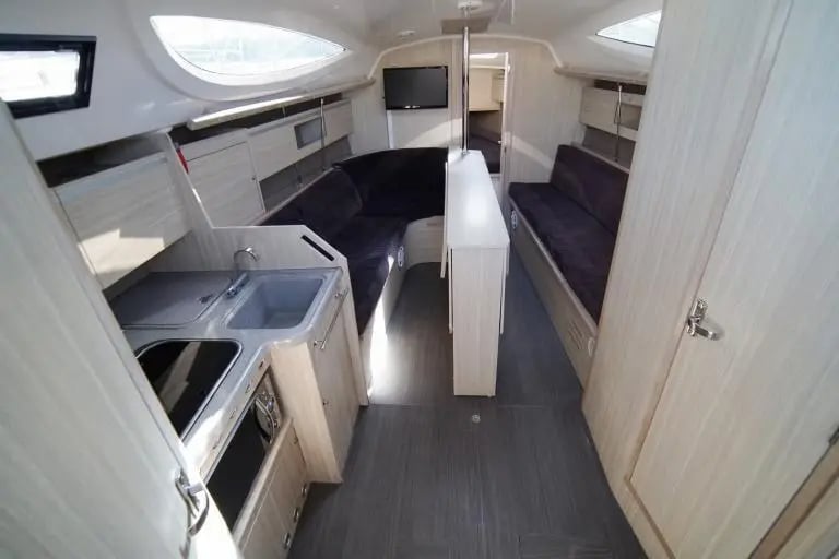 Zatoka Swin - Sailboat in Sztynort