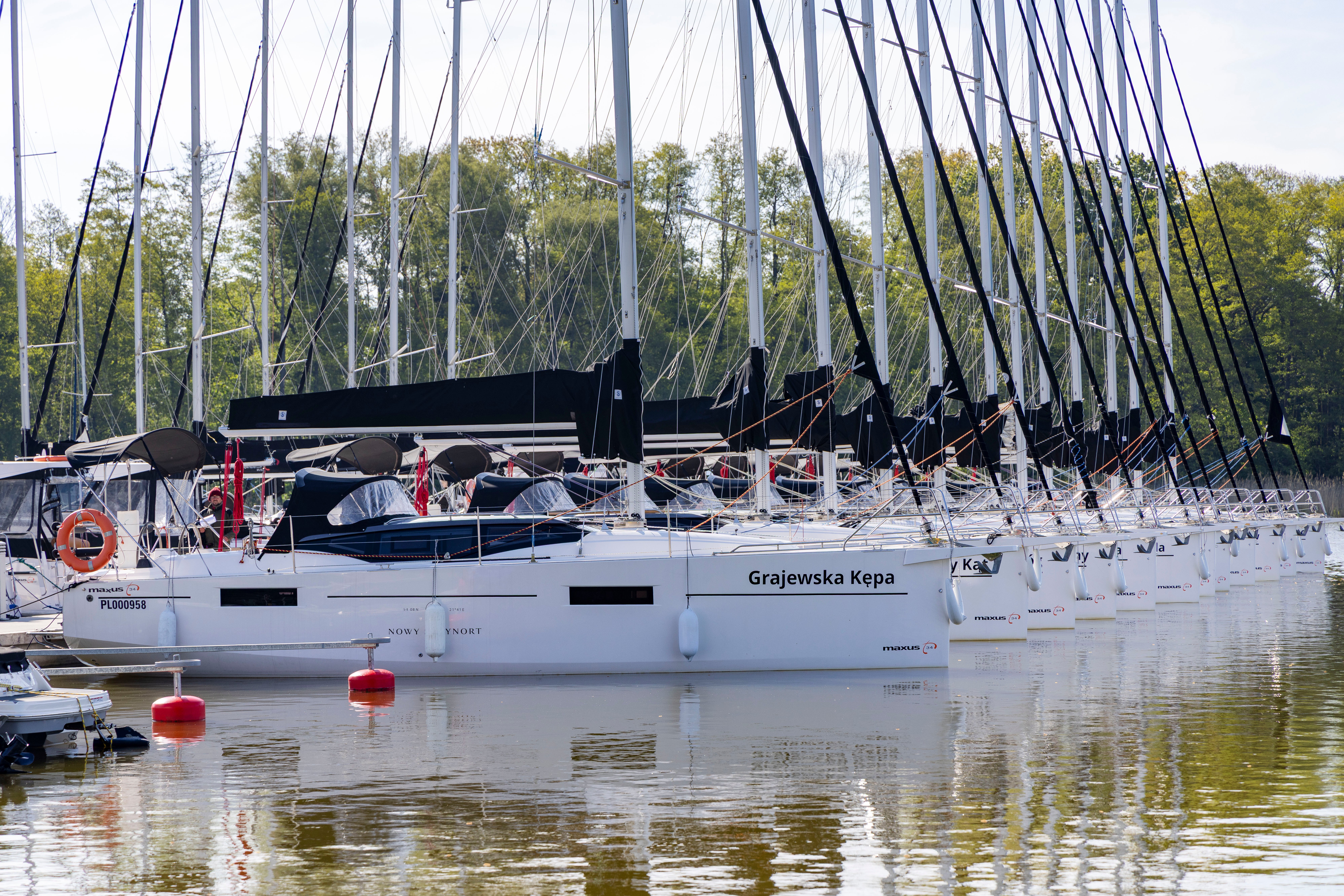 Wyspa Kormoranow - Sailboat in Sztynort
