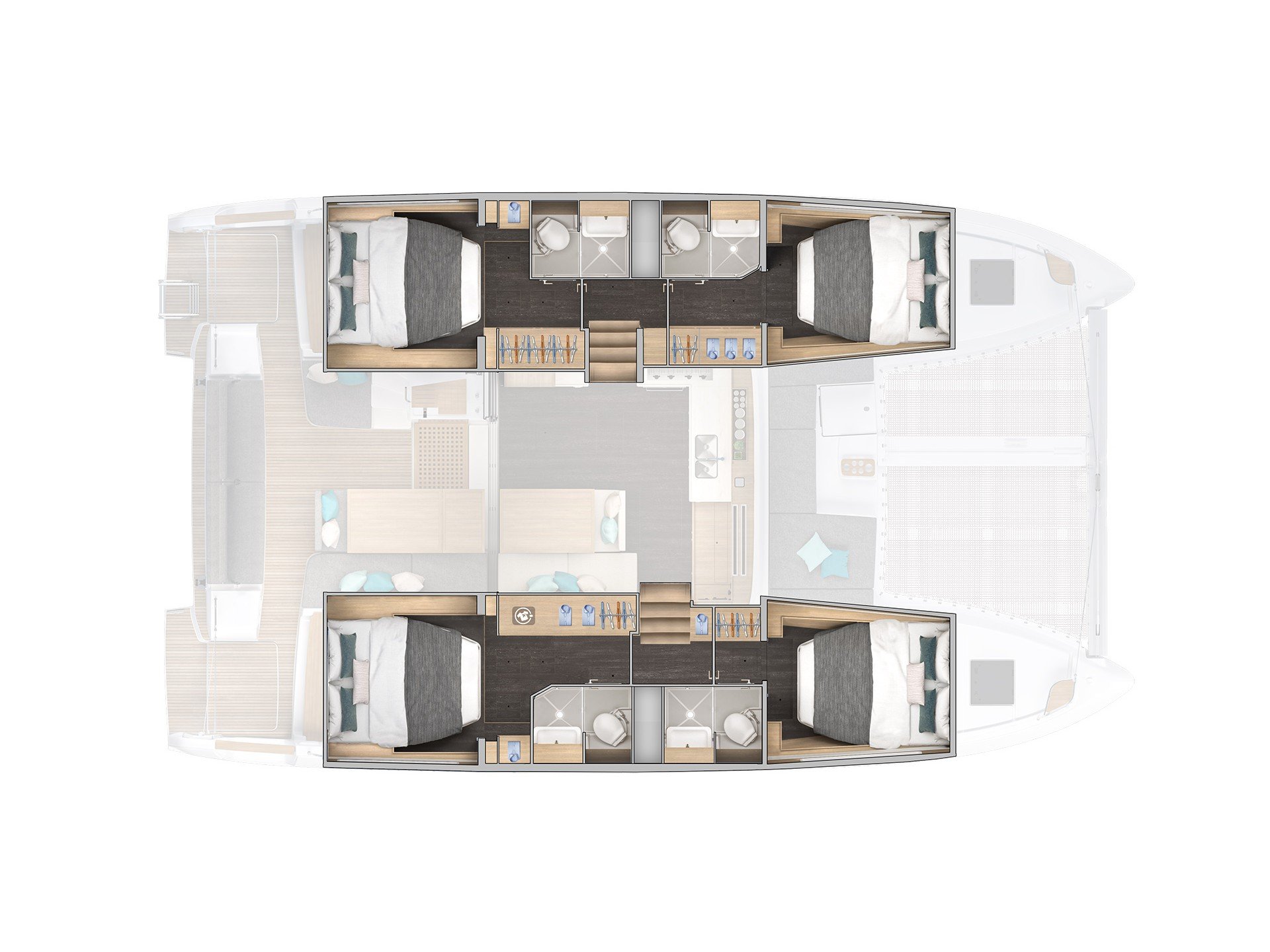 ZEN ISLAND - Catamaran in Kontokali