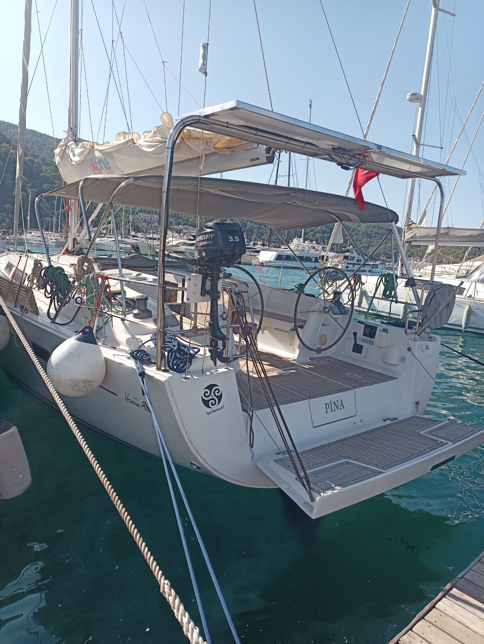 Pina - Sailboat in Karagözler