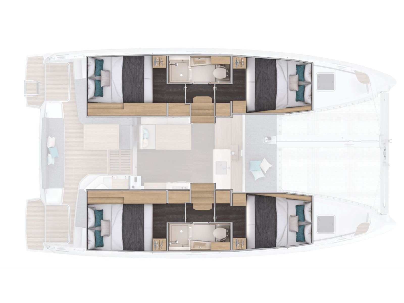 Dattero - Comfort line - Catamaran in Tonnarella