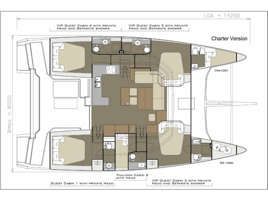 Albertina II - Katamaran içinde Alimos