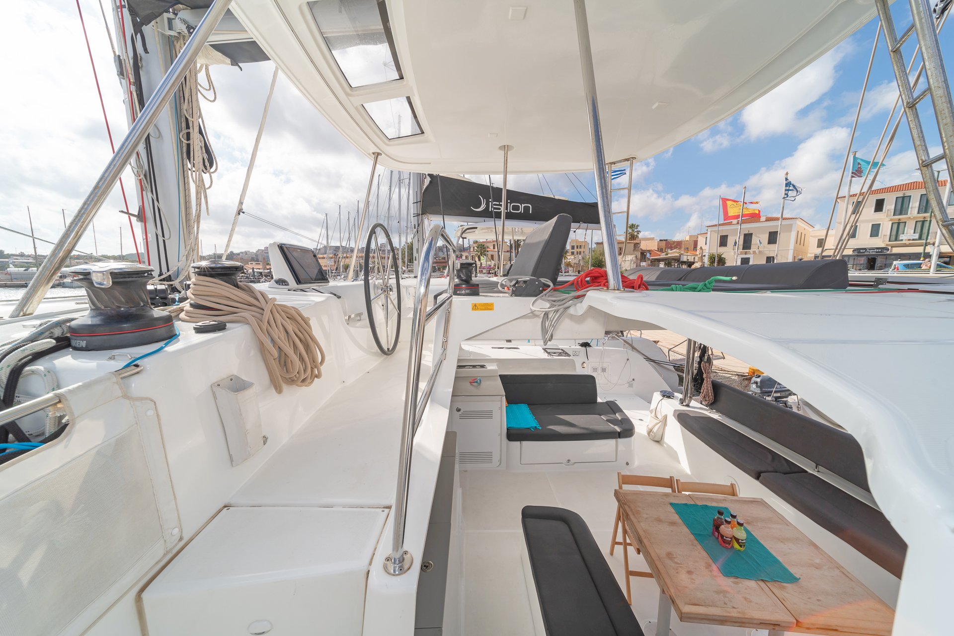 One Thought - Catamaran in Lefkada