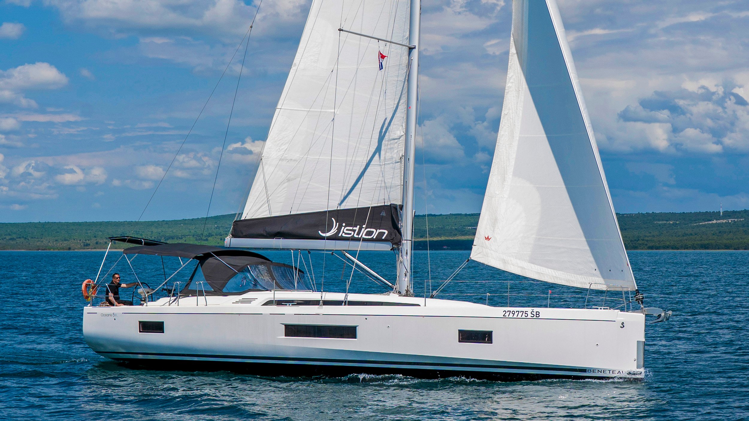 First Heartbeat - Sailboat in Skradin