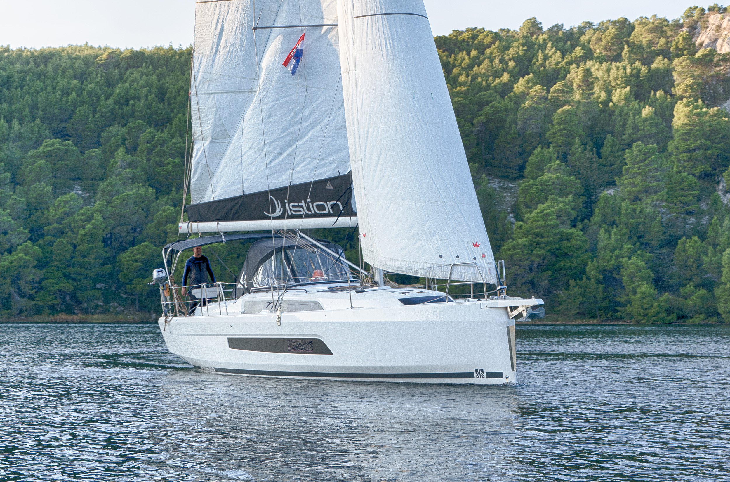 First Laugh - Sailboat in Skradin