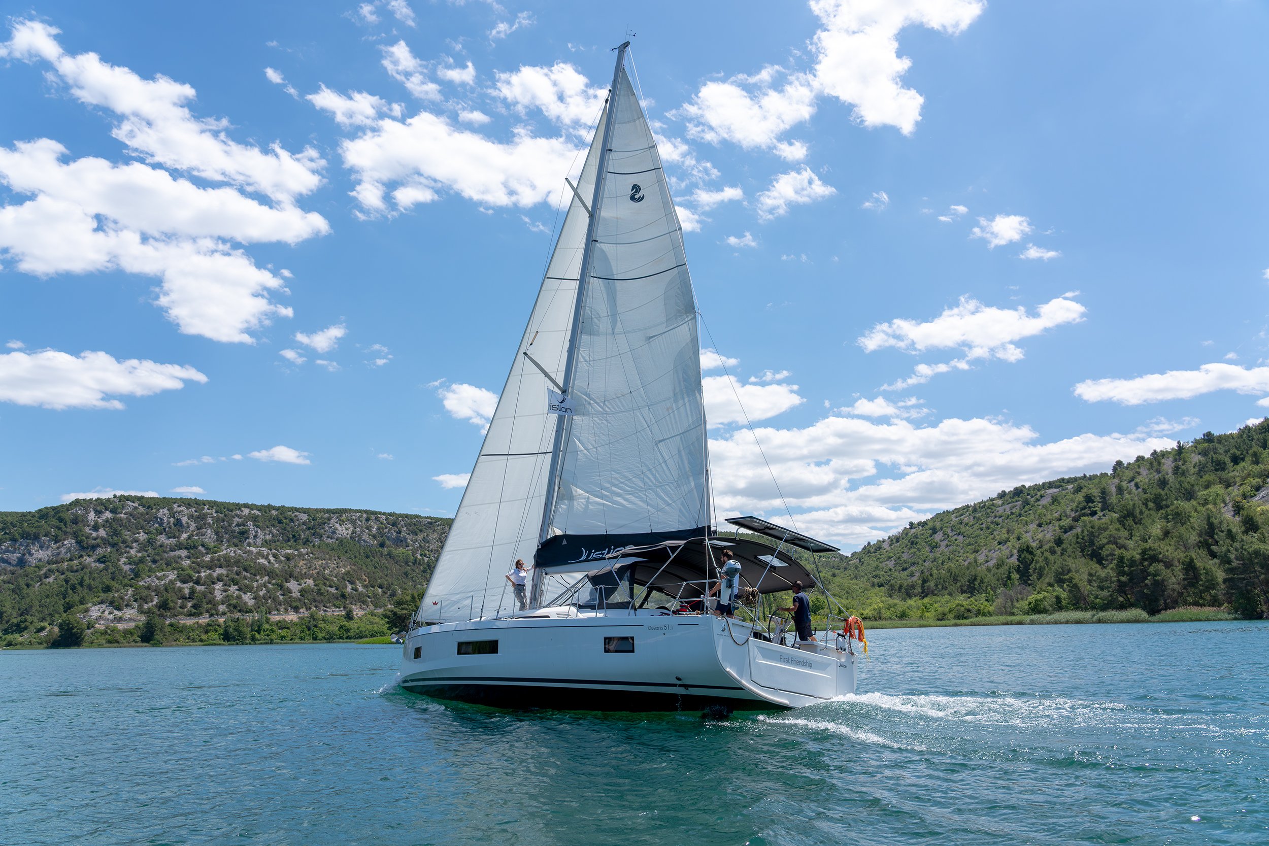 First Friendship - Sailboat in Skradin