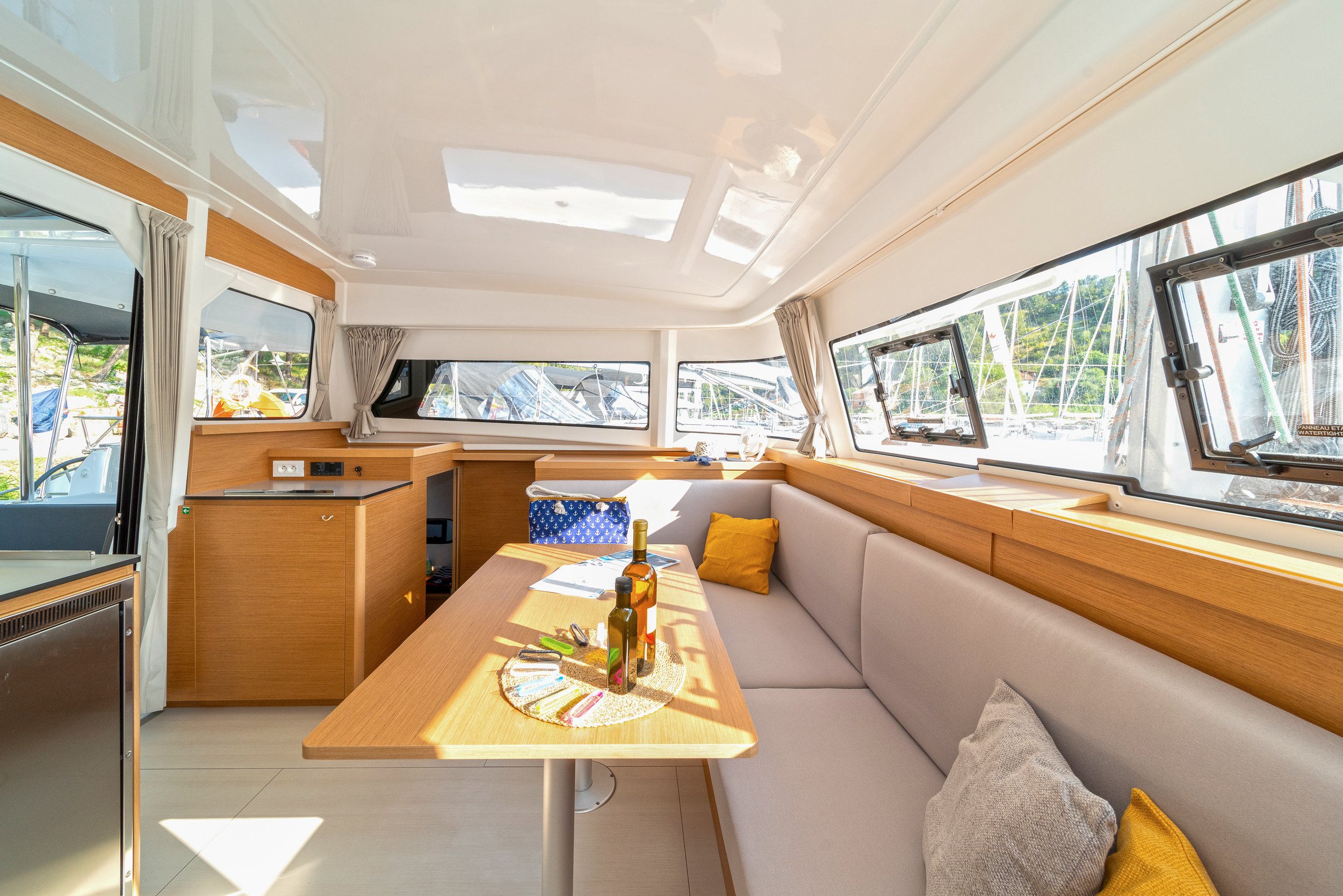 First Glimpse - Catamaran in Skradin