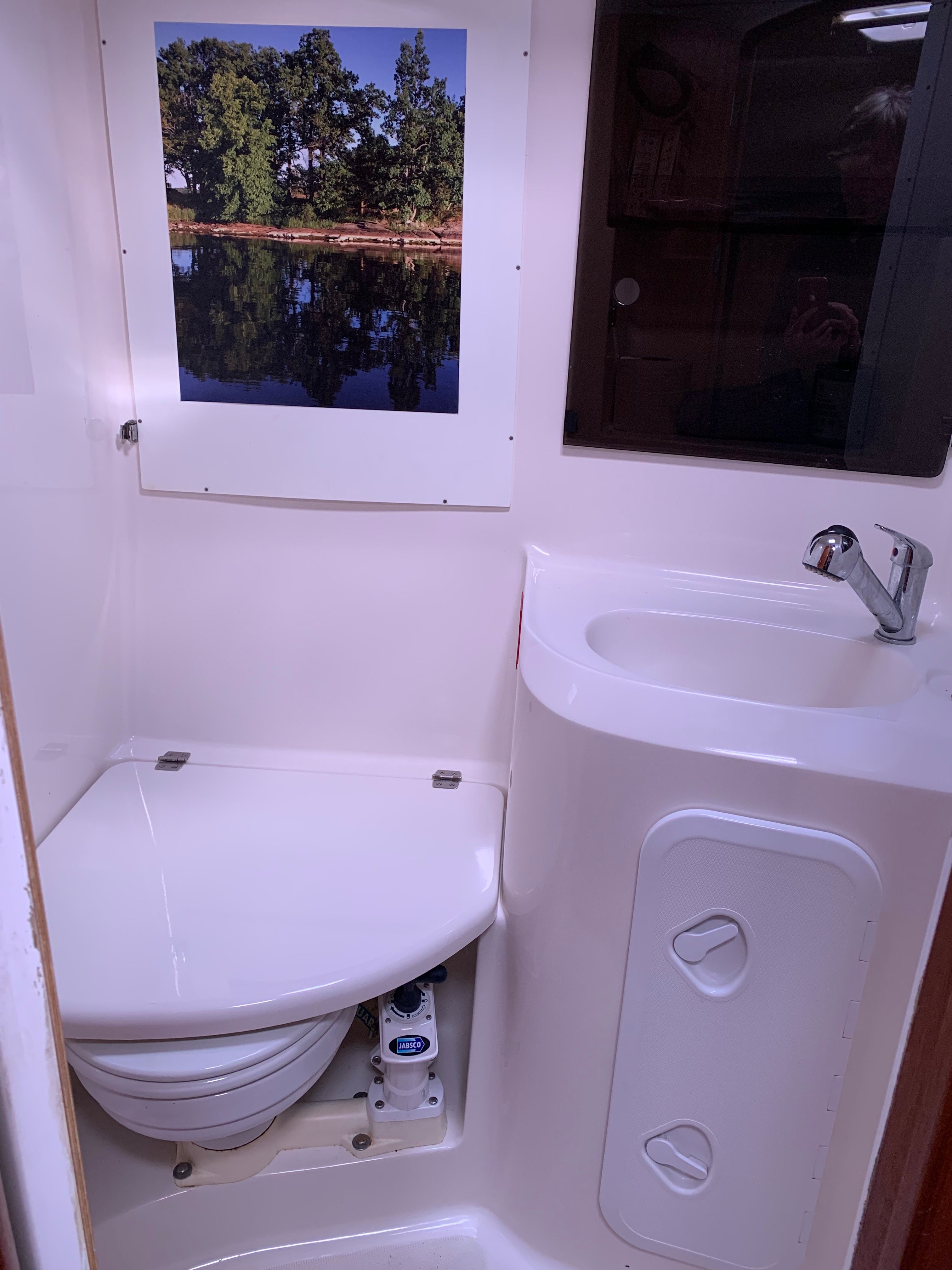 Lady in Red - Sailboat in Altefähr