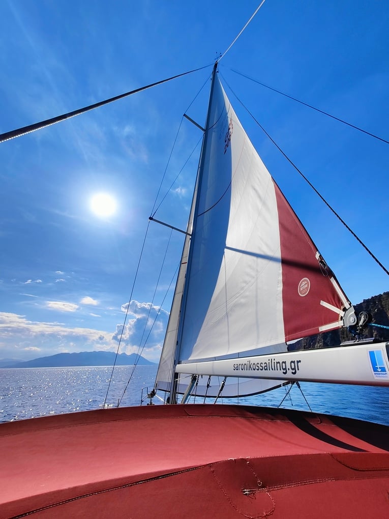 Crete - Sailboat in Kallithea