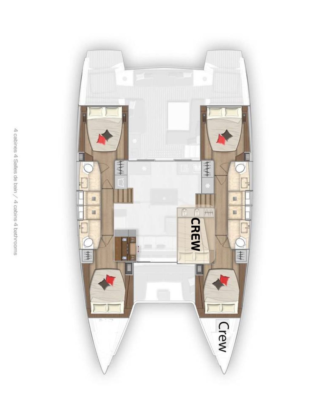 Captain Morgan - Catamaran in Marina