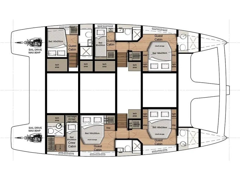 Liberta - Catamaran in Le Marin