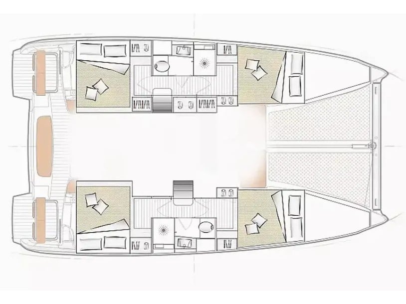 Lydia - Catamaran in Nikiana