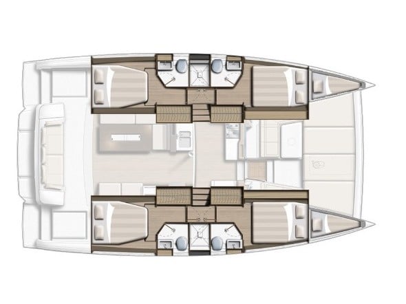 Blue Navy - Catamaran in Nikiana