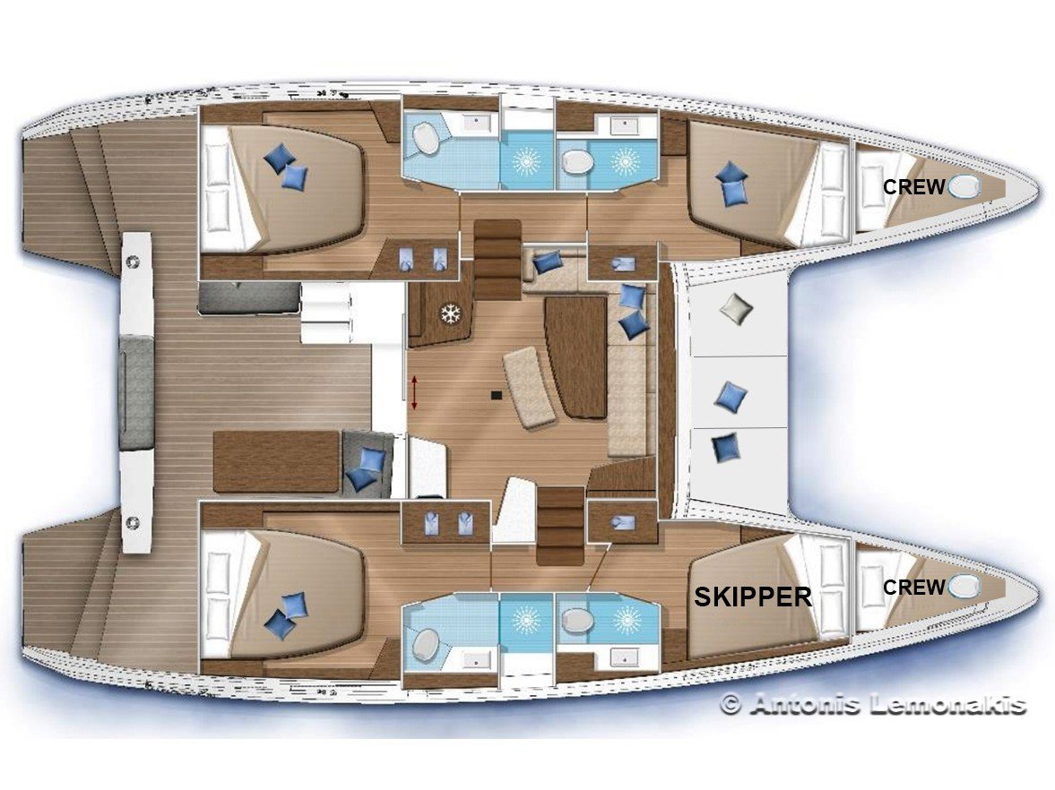 Winny (skippered only) - Catamaran in Finikas