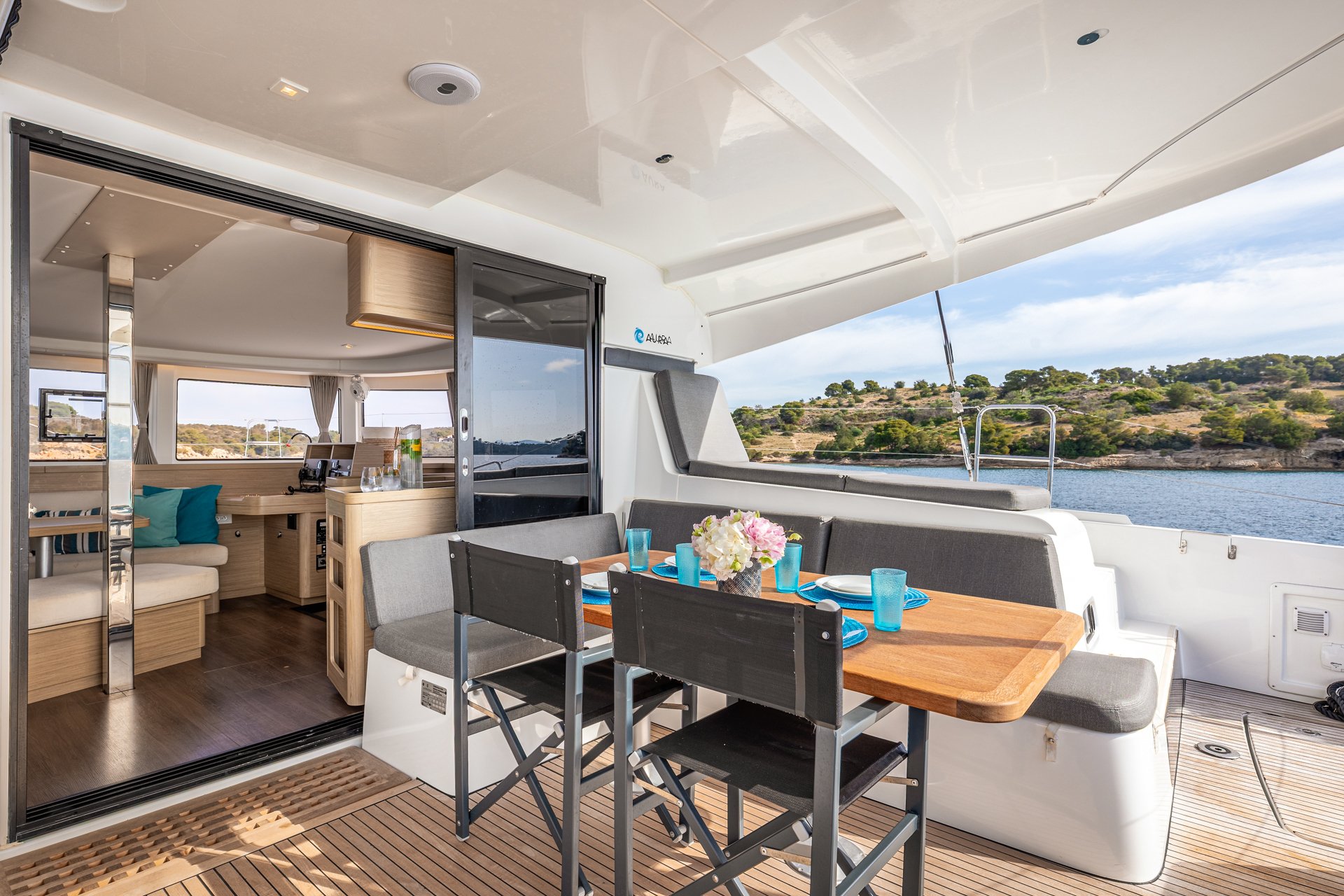 AURA - Catamaran in Porto Cheli