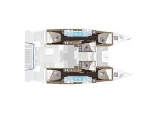 Margeo XIX (A/C, GENERATOR, WATER MAKER, ICE MAKER, DISHWASSER, HARD BIMINI TOP) - Catamaran in Alimos