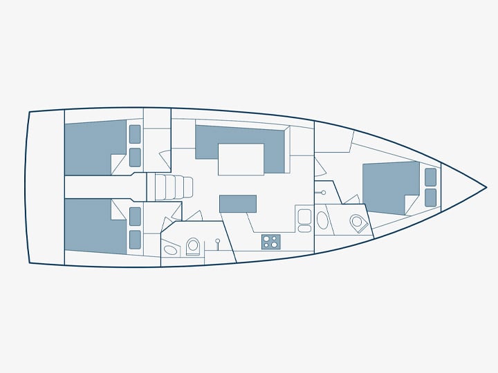 Kos 41.5 - Sailboat in Nikiana