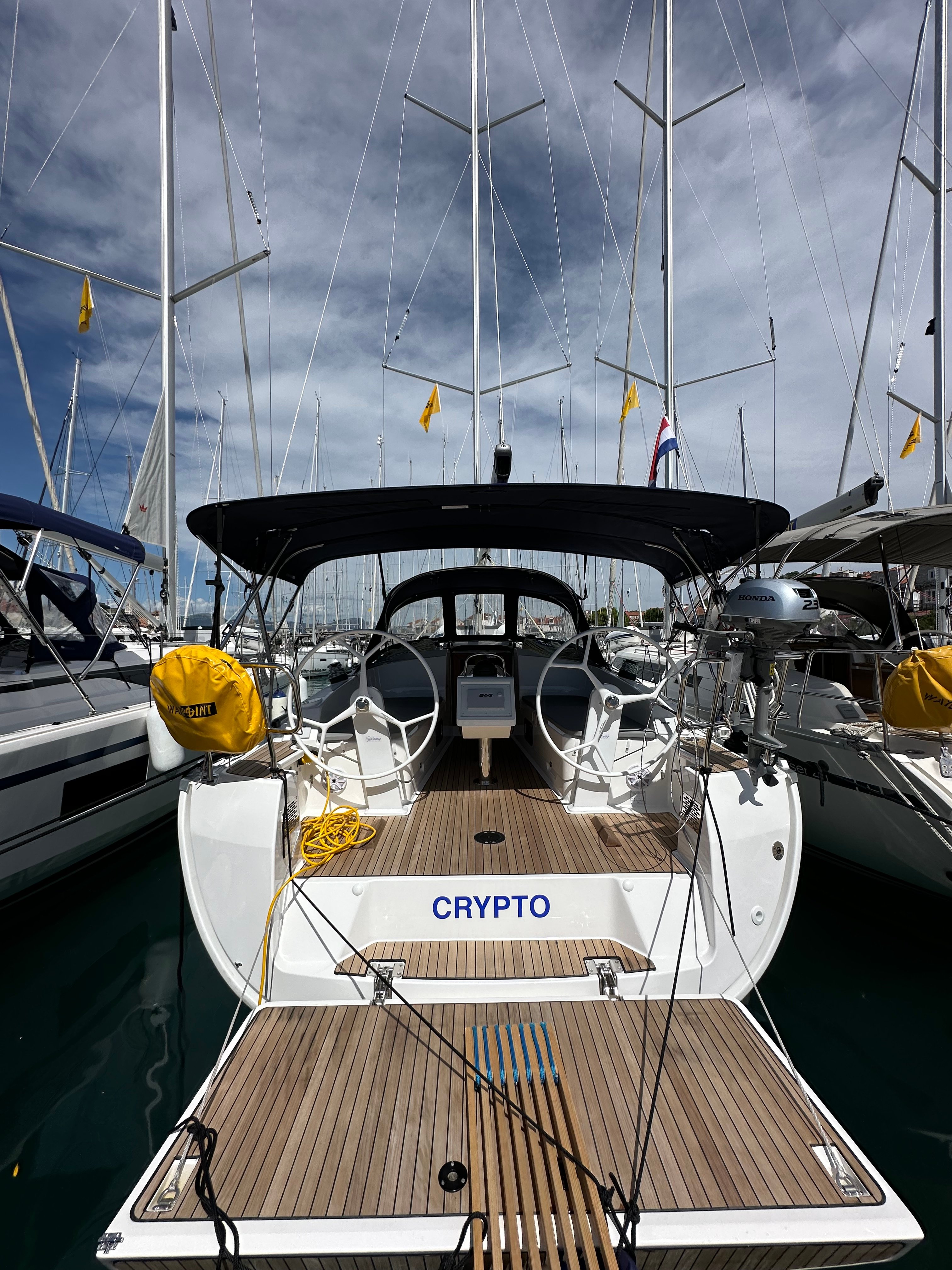 Crypto - Sailboat in Trogir