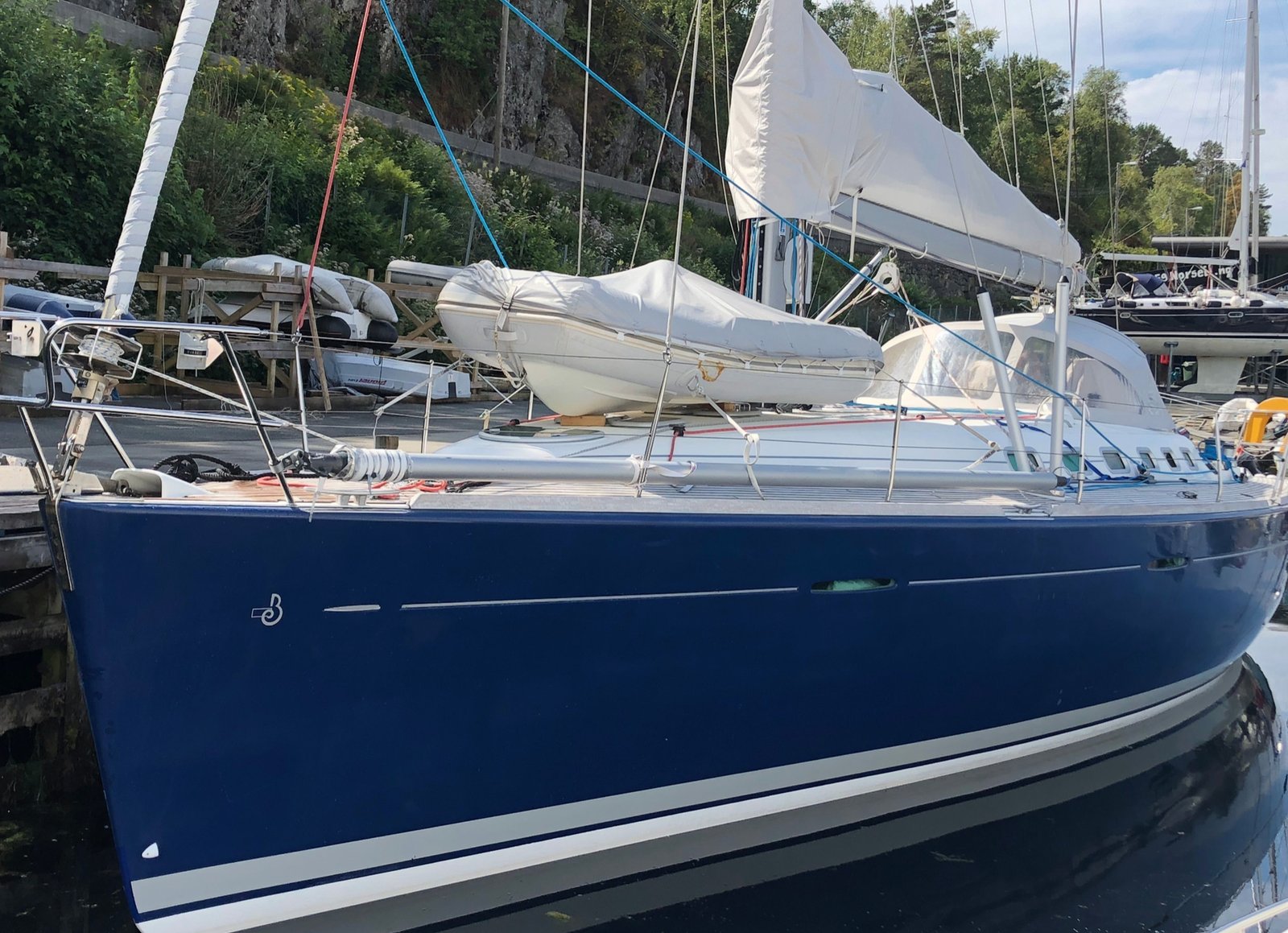 Blue Dawn - Sailboat in Ytrebygda