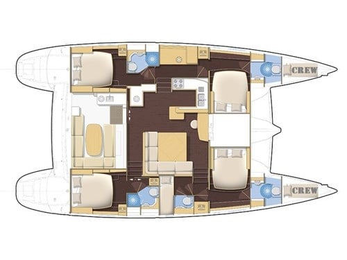 Casino Royale - (A/C - Generator - Refit 2021) - Katamaran içinde Alimos