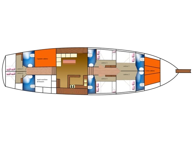 Sila Cabin 6 - Standard - Gulet in Eskiçeşme