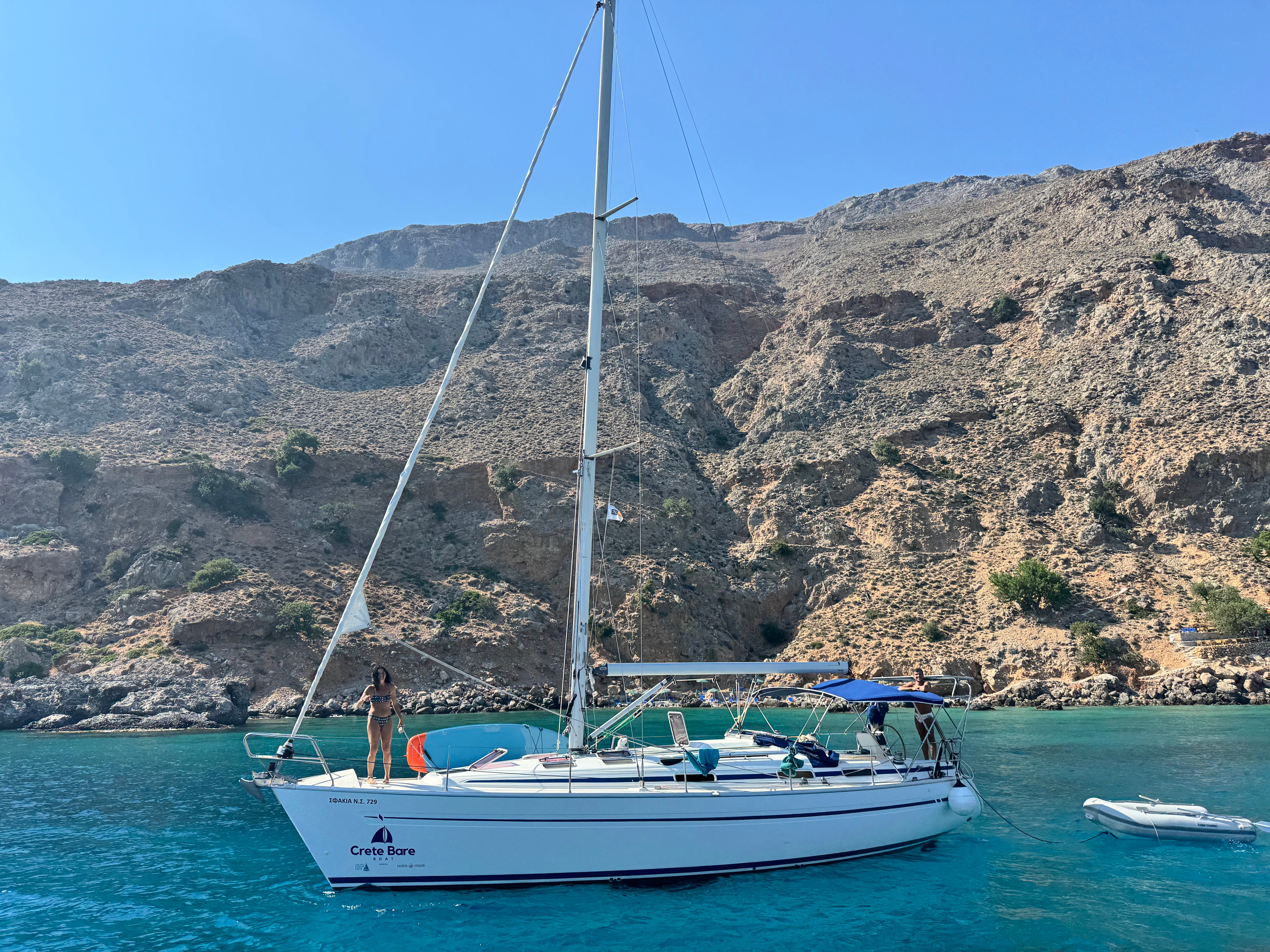Sfakia - Sailboat in Chora Sfakion