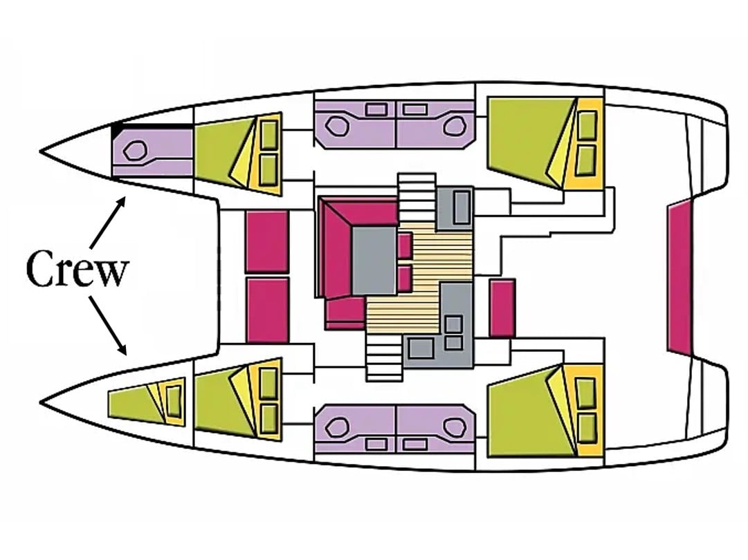 WHITE - Catamaran in Salerno