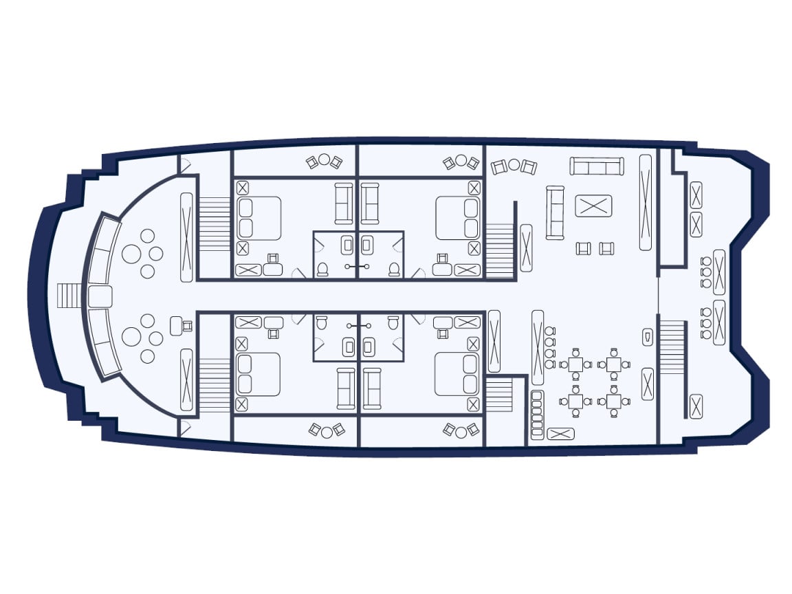 Endemic - Cabin 4 - Catamaran in Santa Cruz
