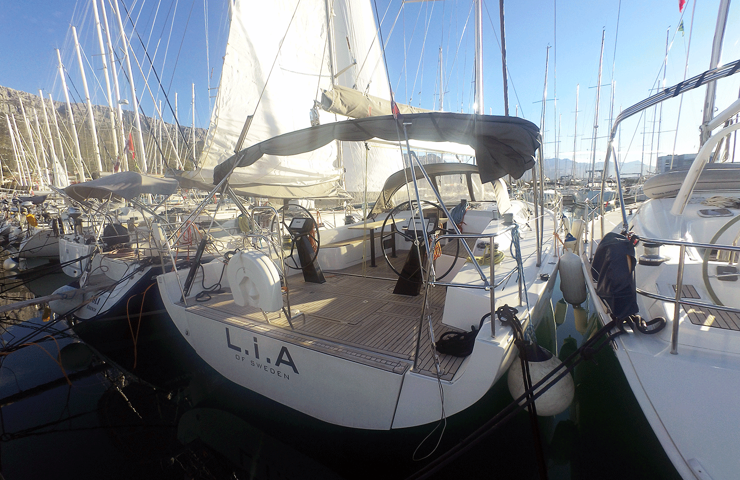 LIA OF SWEDEN - Sailboat in Kaštel Gomilica