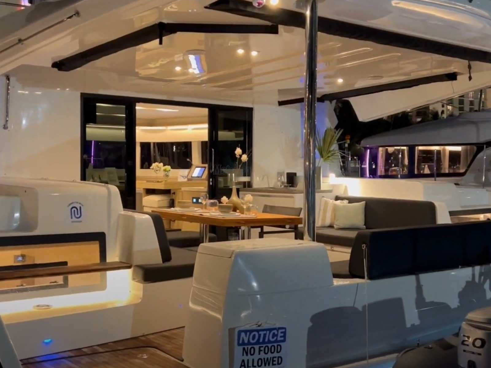 Athena Blu - Catamaran in Simpson Bay