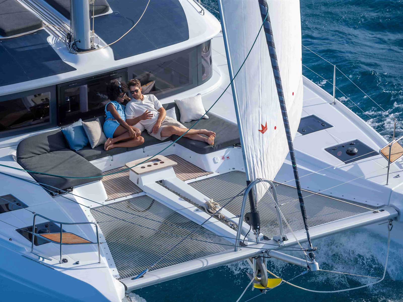 Athena Blu - Catamaran in Simpson Bay