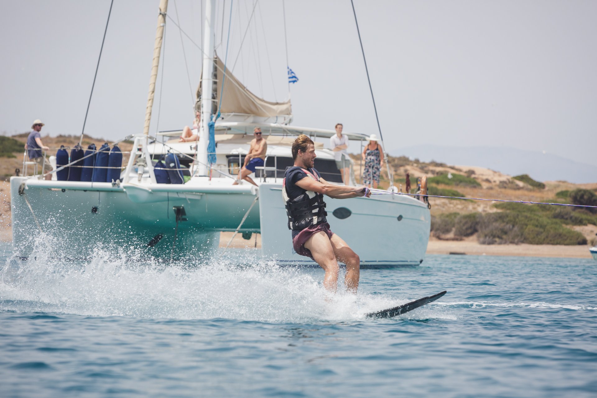 Zorba CAT Cabin 3 - Catamaran in Aegina