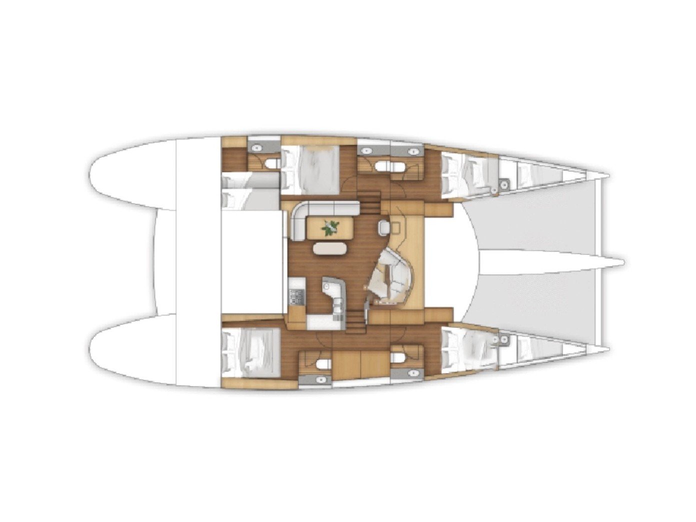 Zorba CAT Cabin 2 - Catamaran in Aegina