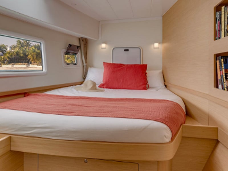 No Name: Forward Cabin #1 (Cabin Charter 2 pax) FULLY CREWED, ALL EXPENSES - Catamaran in Lefkada