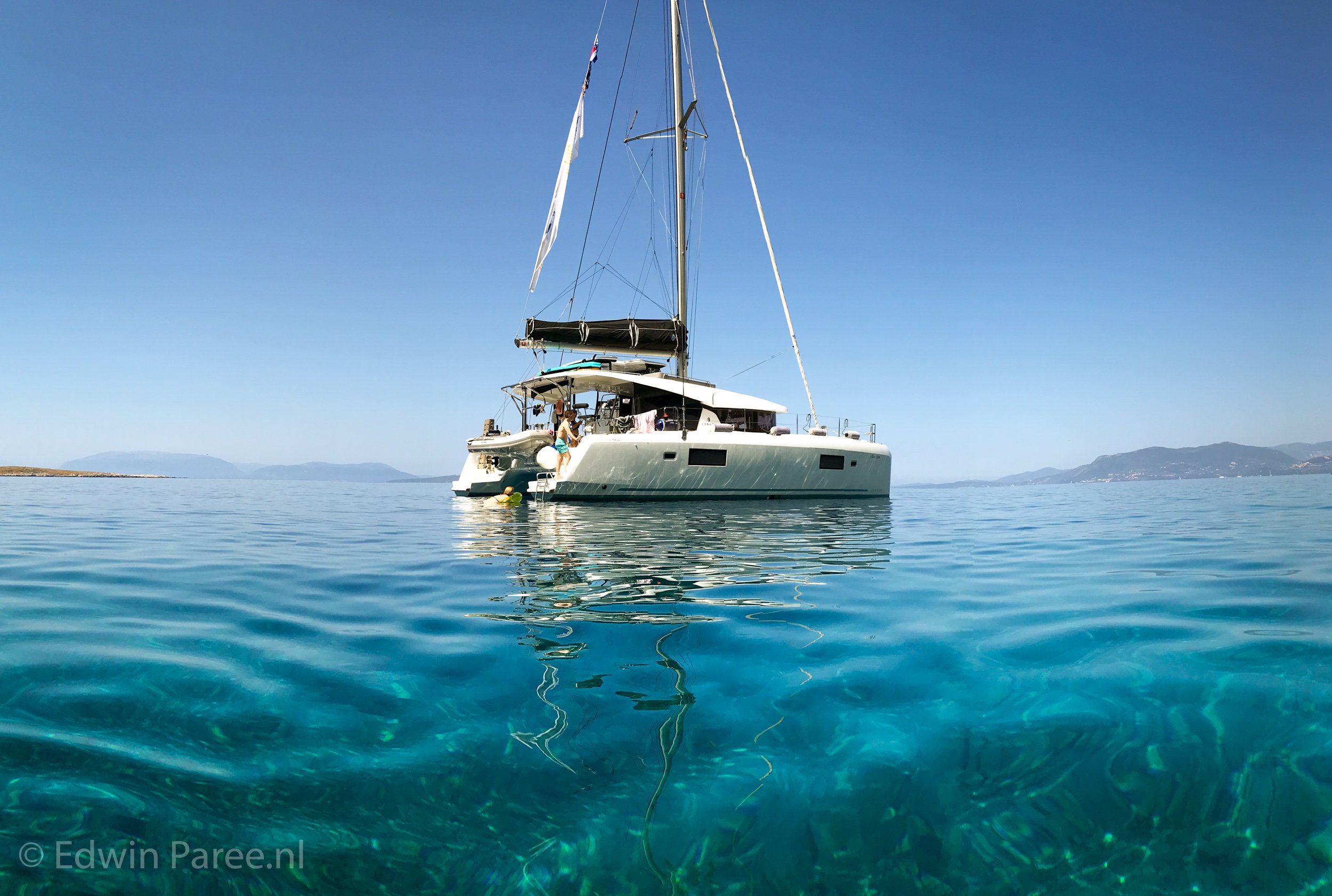 No Name: Master Cabin #1 (Cabin Charter 2 pax) FULLY CREWED, ALL EXPENSES - Catamaran in Lefkada