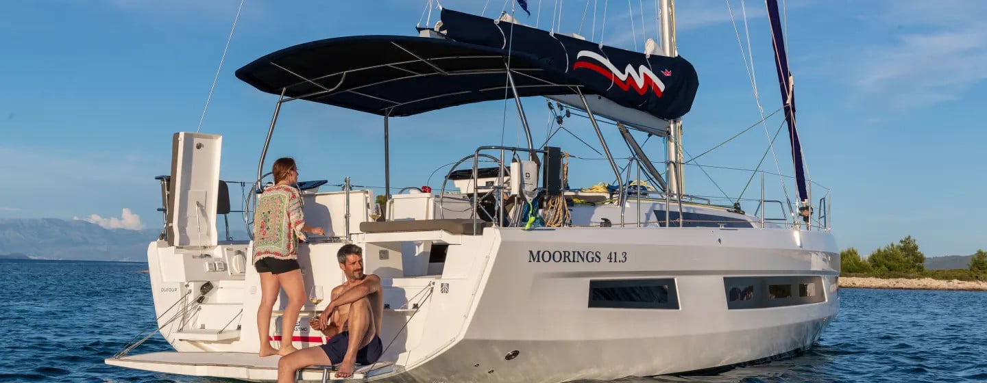 Moorings 41.3 Exclusive - Sailboat in Wickhams Cay 2