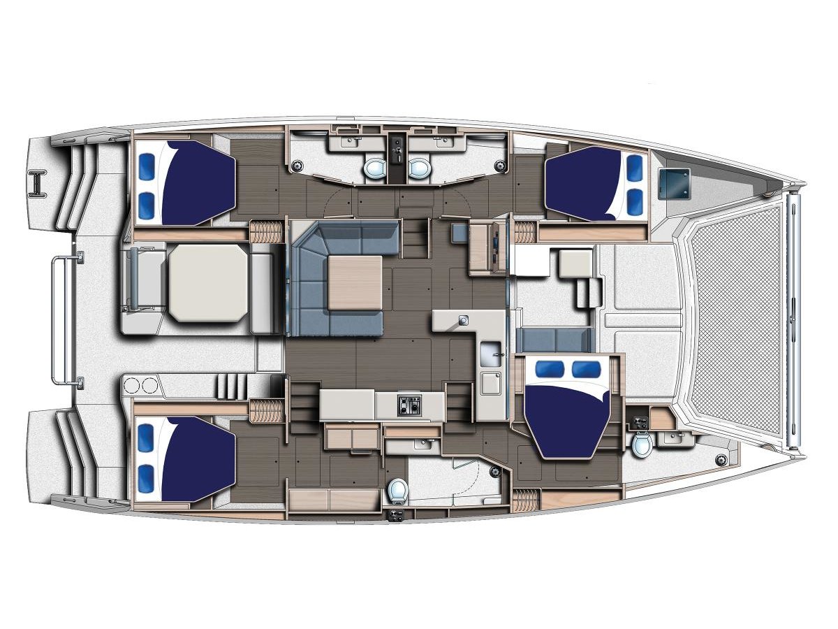 Moorings 5000-5/4 Club - Catamaran in Wickhams Cay 2