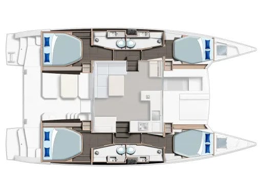 Moorings 4200/4 Exclusive Plus - Catamaran in Marina