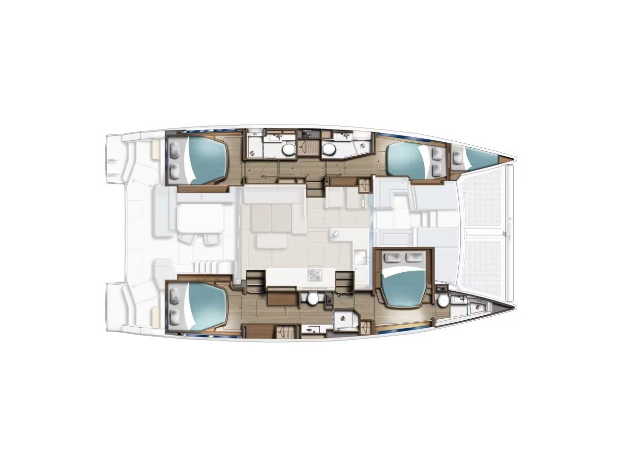 Moorings 4600 - 4 Exclusive Plus - Catamaran in Wickhams Cay 2