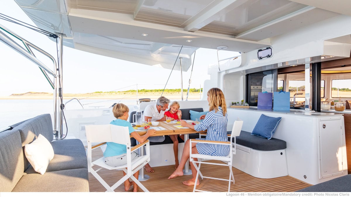 Sunsail 46 Cat Classic - Catamaran in Marina