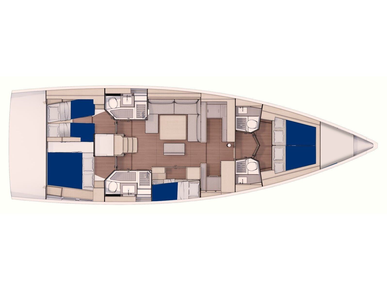 Sunsail 53.5 Premium - Sailboat in Marina