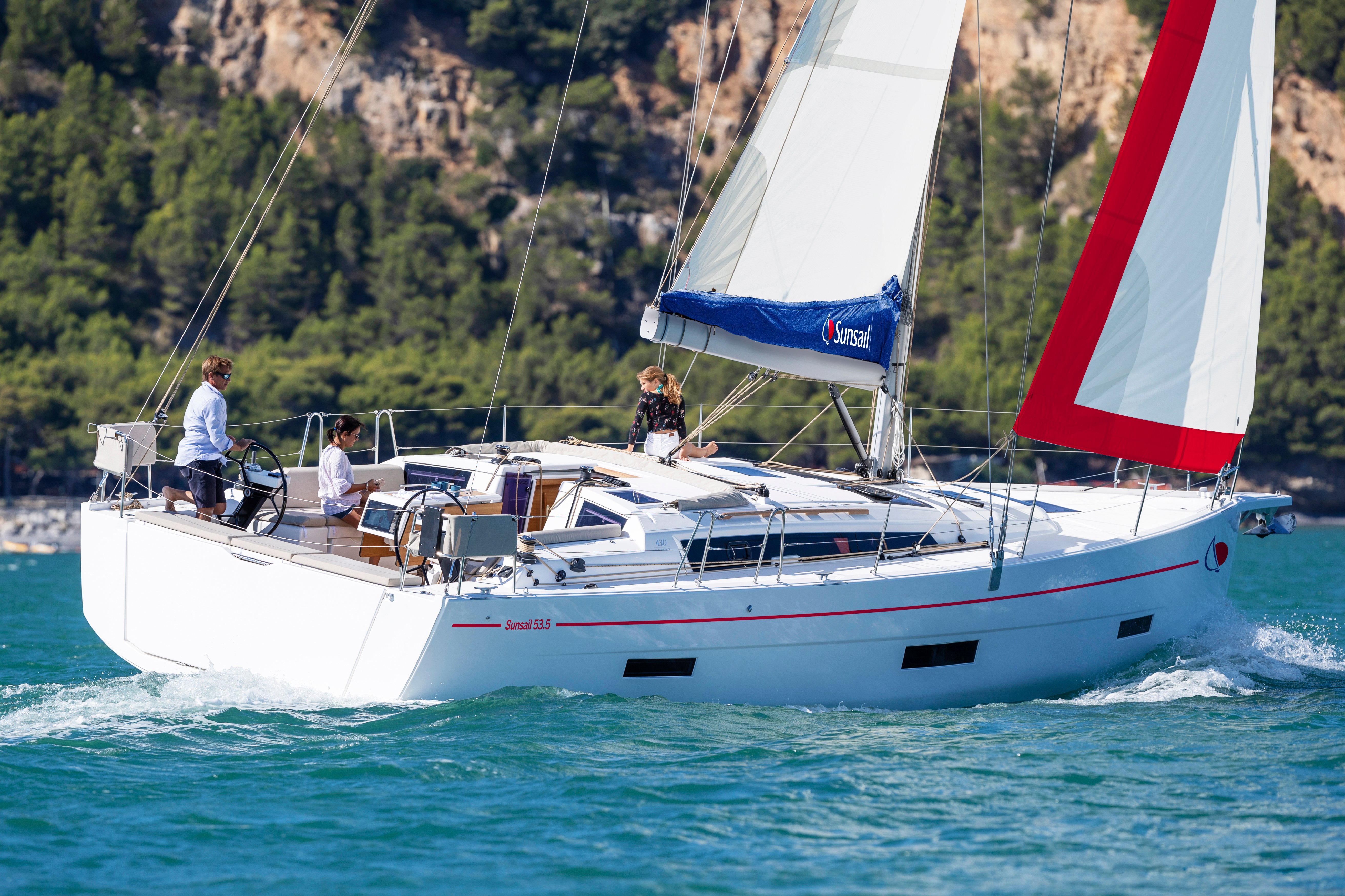 Sunsail 53.5 Premium - Sailboat in Marina