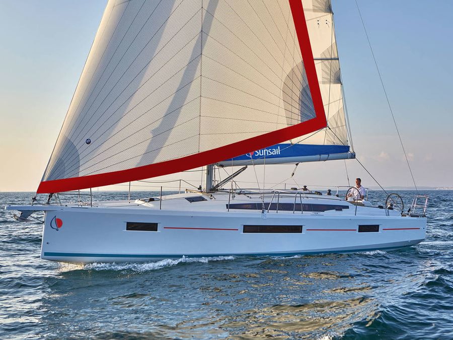 Sunsail 410 Premium - Sailboat in Marina