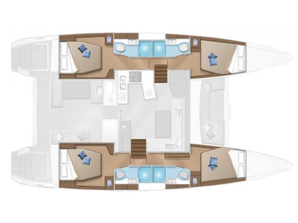 Sunsail Lagoon 450F Classic - Catamaran in Tonnarella