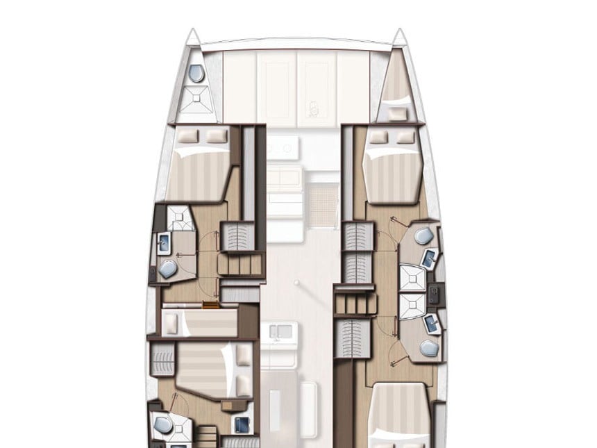 Zen - A/C, Generator, Water maker - Catamaran in Cannigione